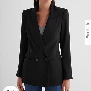 Express Double Breasted 27" Blazer